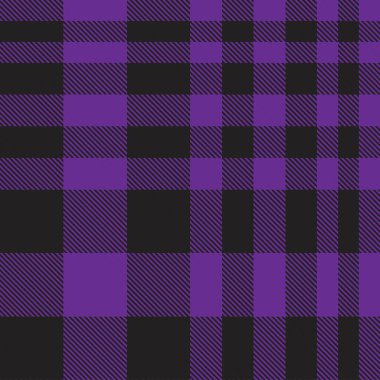 Mor ekose, kareli, tartan desenli moda tekstil ve grafikleri için uygun.