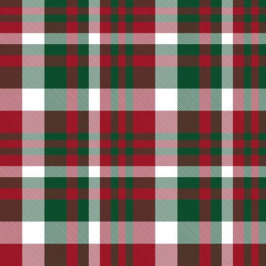 Moda tekstil ve grafikleri için uygun Noel ekoseli, ekoseli, ekoseli, ekose desenli
