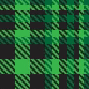 Moda tekstil ve grafikleri için uygun yeşil ekoseli, kareli, tartan desenli