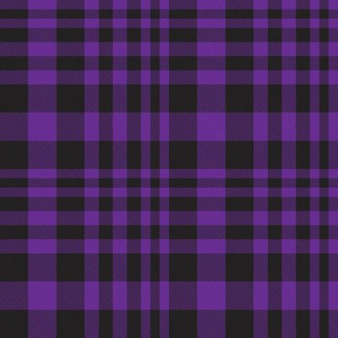 Mor ekose, kareli, tartan desenli moda tekstil ve grafikleri için uygun.