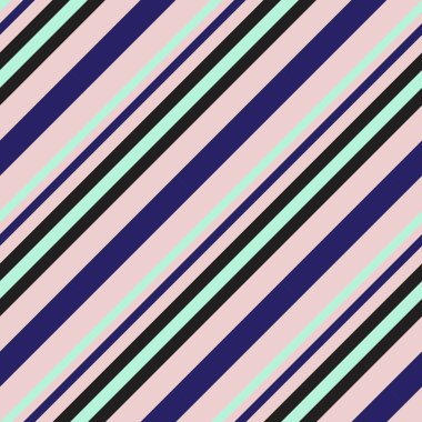 Moda tekstili ve grafikleri için uygun pembe ve deniz köşegenli çizgili dikişsiz arkaplan