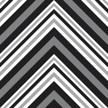 Siyah ve beyaz Chevron köşegen çizgili desensiz arka plan moda tekstil ve grafikleri için uygun.