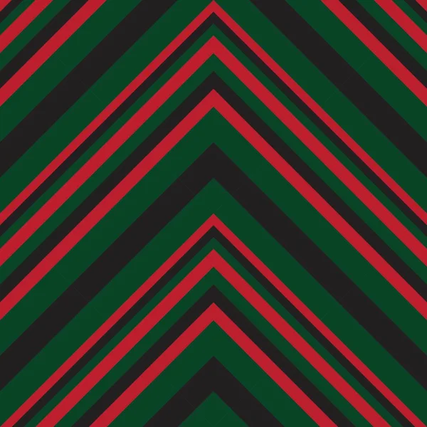 Рождественский Chevron Диагональ Полосатый Бесшовный Фон Узор Подходит Моды Текстиля — стоковый вектор