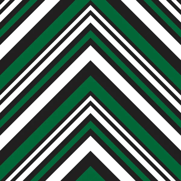 Fondo Patrón Sin Costura Rayas Diagonales Chevron Verde Adecuado Para — Vector de stock