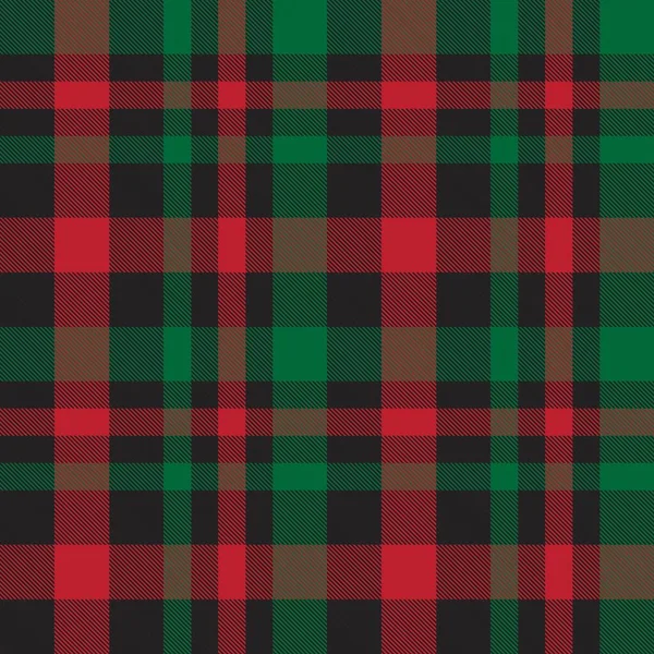 Christmas Plaid Geruit Tartan Naadloos Patroon Geschikt Voor Mode Textiel — Stockvector