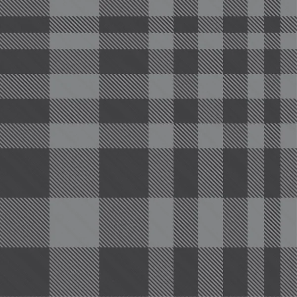 Plaid Gris Cuadros Tartán Patrón Sin Costura Adecuado Para Textiles — Vector de stock