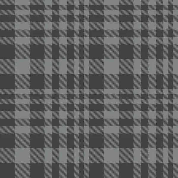 Grey Plaid Checkered Tartan Seamless Pattern Suitable Fashion Textiles Graphics — Stock Vector