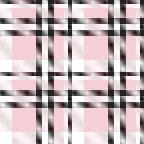 Pink Plaid Kostkované Tartan Bezešvé Vzor Vhodný Pro Módní Textil — Stockový vektor