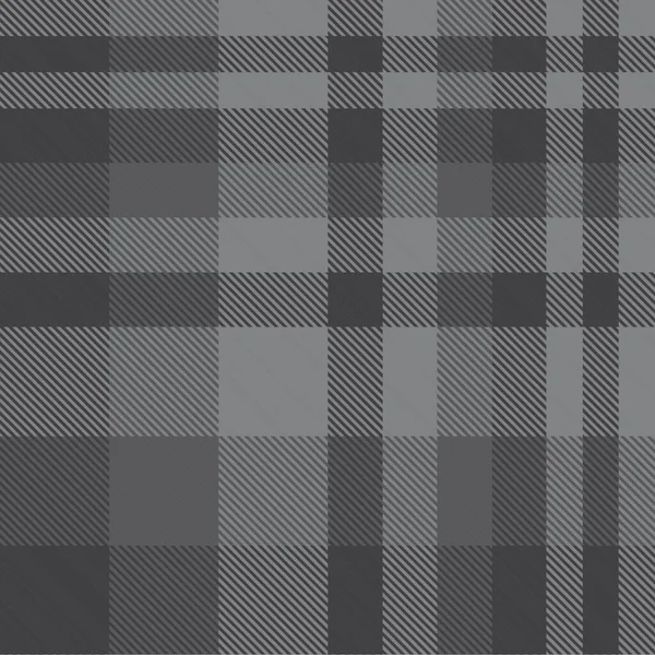 Grey Plaid Kostkovaný Tartan Bezešvý Vzor Vhodný Pro Módní Textil — Stockový vektor