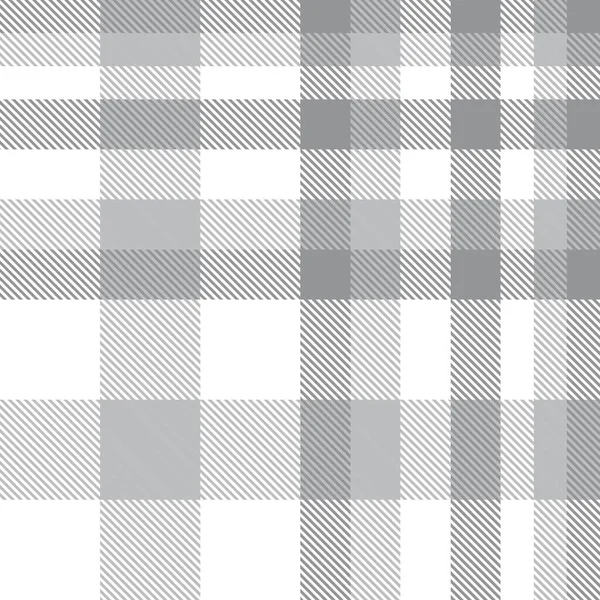 Plaid Blanco Cuadros Tartán Patrón Sin Costura Adecuado Para Textiles — Archivo Imágenes Vectoriales