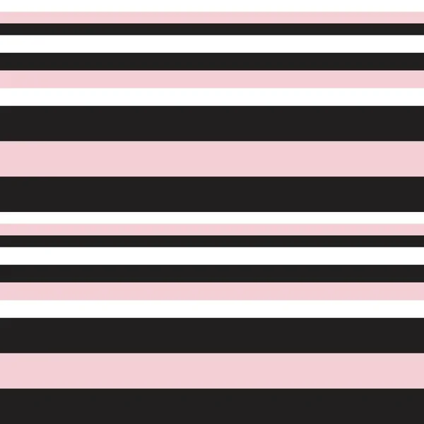 Pink Horizontal Striped Seamless Pattern Background 그래픽 — 스톡 벡터
