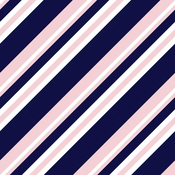 Pink Navy Diagonal Striped Seamless Pattern Background Suitable Fashion Textiles — Stock Vector