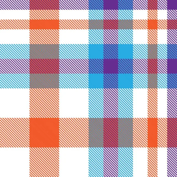 Purple Plaid Checkered Tartan Seamless Pattern Suitable Fashion Textiles Graphics — Stock Vector