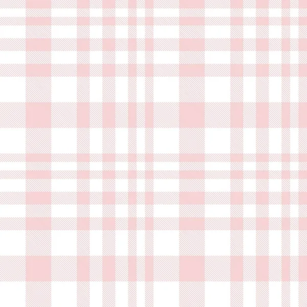 Rose Plaid Carreaux Motif Tartan Sans Couture Adapté Aux Textiles — Image vectorielle