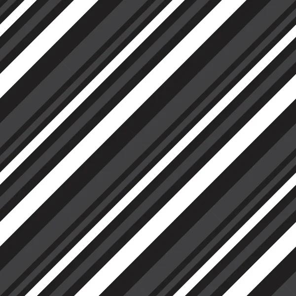 Чорно Білий Діагональний Смугастий Безшовний Візерунок Підходить Модного Текстилю Графіки — стоковий вектор