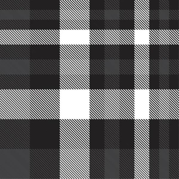 Preto Branco Xadrez Xadrez Tartan Padrão Sem Costura Adequado Para —  Vetores de Stock