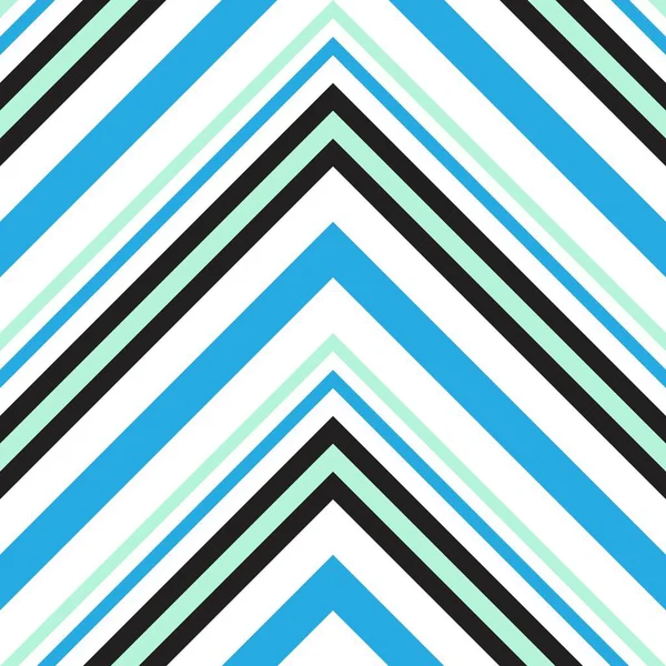 Cielo Azul Chevron Diagonal Rayas Sin Costuras Patrón Fondo Adecuado — Archivo Imágenes Vectoriales