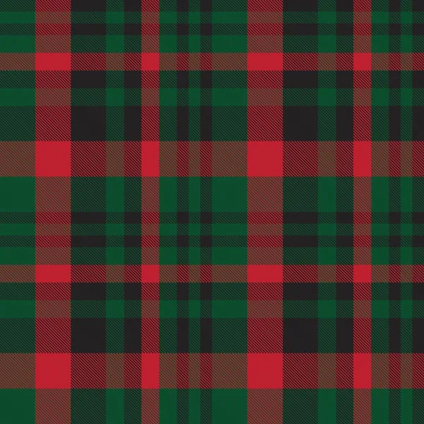 Plaid Navidad Cuadros Tartán Patrón Sin Costura Adecuado Para Textiles — Vector de stock