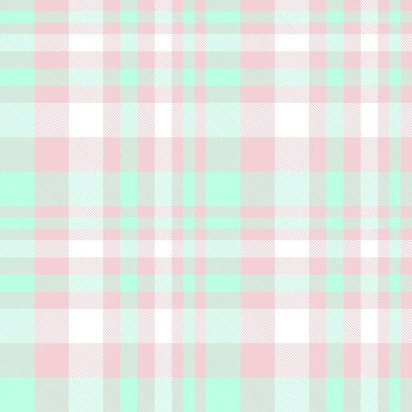 Pink Plaid Kratkę Tartan Bezszwowy Wzór Nadaje Się Tkanin Grafik — Wektor stockowy