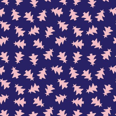 Web sitesi grafikleri ve moda tekstili için Noel Pembe Donanma Tatili kusursuz desen geçmişi