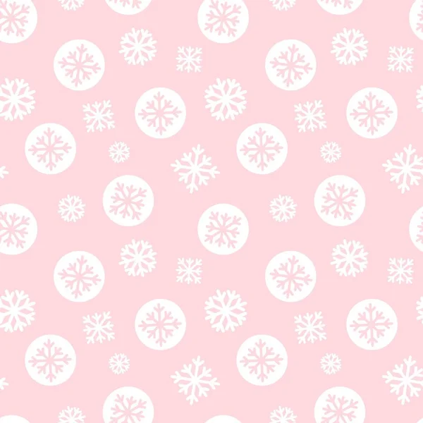 Weihnachten Rosa Urlaub Nahtlose Muster Hintergrund Für Website Grafiken Mode — Stockvektor