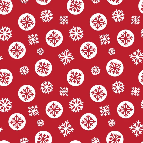 Christmas Red Holiday Seamless Pattern Background Website Graphics Fashion Textiles — Stock Vector