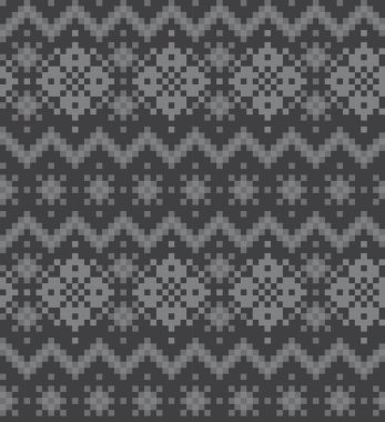 Moda tekstil, örgü ve grafikleri için gri Noel panayır desenli arka plan