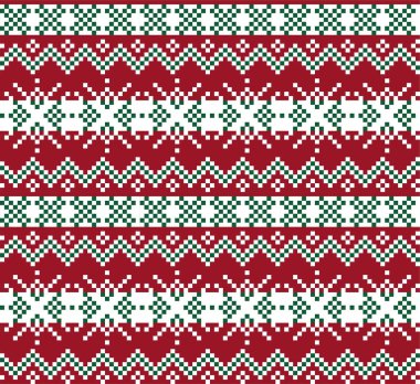 Moda tekstil, örgü ve grafikleri için Noel festivali desenli arka plan