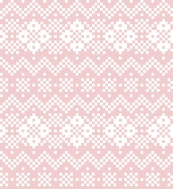 Moda tekstil ürünleri, örgü ve grafikler için Pembe Noel festivali desenli arka plan