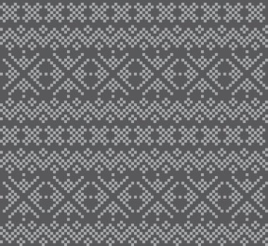 Moda tekstil, örgü ve grafikleri için gri Noel panayır desenli arka plan