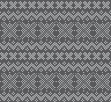 Moda tekstil, örgü ve grafikleri için gri Noel panayır desenli arka plan