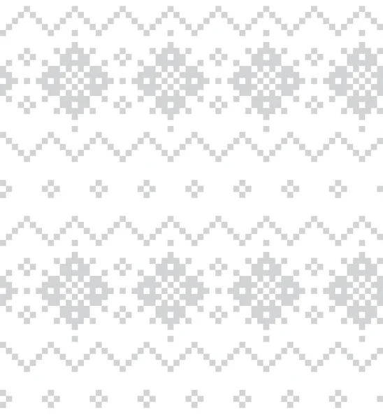 Fondo Patrón Isla Feria Blanca Navidad Para Textiles Moda Prendas — Vector de stock