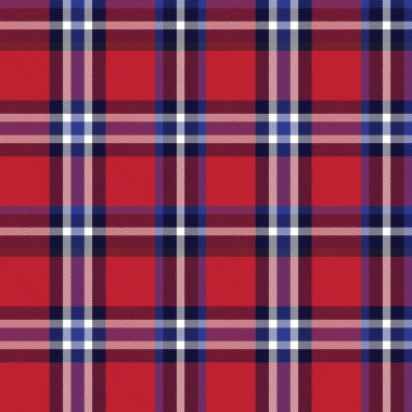 Moda tekstil ve grafikleri için uygun kırmızı ve lacivert, ekoseli, ekoseli, ekosesiz desenli