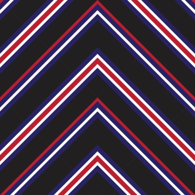 Moda tekstili ve grafikleri için uygun kırmızı ve mavi köşegen çizgili, dikişsiz arkaplan