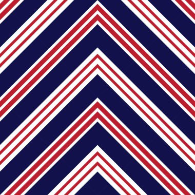 Moda tekstili ve grafikleri için uygun kırmızı ve mavi köşegen çizgili, dikişsiz arkaplan