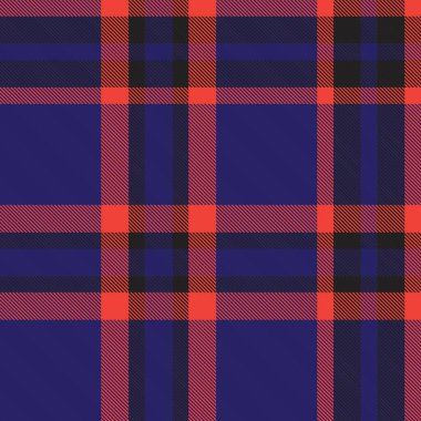 Turuncu ekose, kareli, tartan desenli moda tekstil ve grafikleri için uygun.