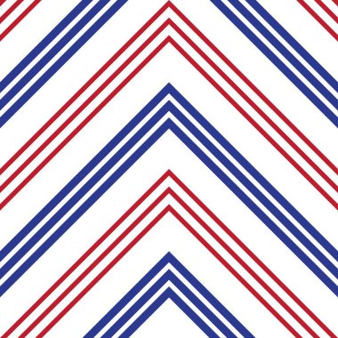 Moda tekstili ve grafikleri için uygun kırmızı ve mavi köşegen çizgili, dikişsiz arkaplan