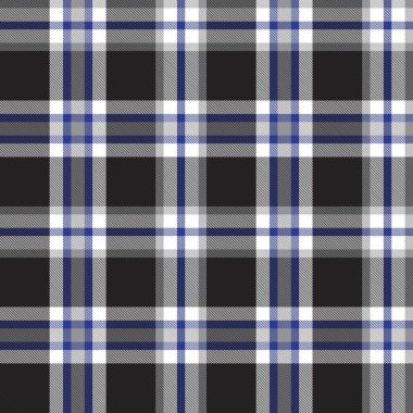 Mavi ekose, kareli, ekose desenli moda tekstil ve grafikleri için uygun.