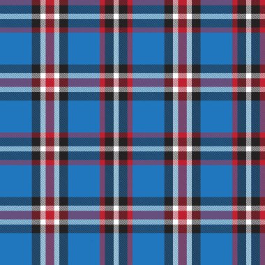 Mavi ekose, kareli, ekose desenli moda tekstil ve grafikleri için uygun.
