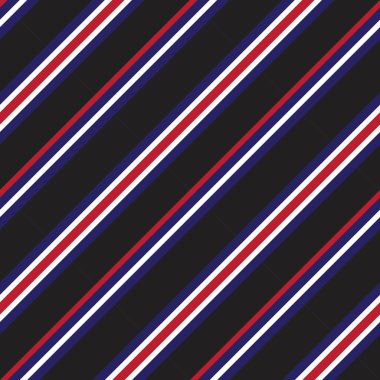 Moda tekstili ve grafikleri için uygun kırmızı ve mavi köşegen çizgili dikişsiz arkaplan