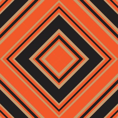 Moda tekstil ve grafikleri için uygun turuncu Argyle köşegen çizgili dikişsiz arkaplan