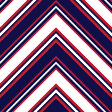 Moda tekstili ve grafikleri için uygun kırmızı ve mavi köşegen çizgili, dikişsiz arkaplan
