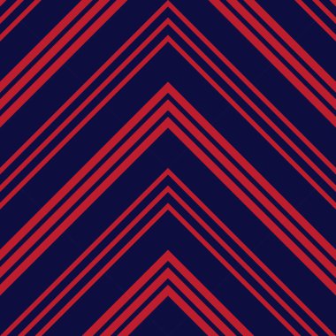 Moda tekstili ve grafikleri için uygun kırmızı ve mavi köşegen çizgili, dikişsiz arkaplan