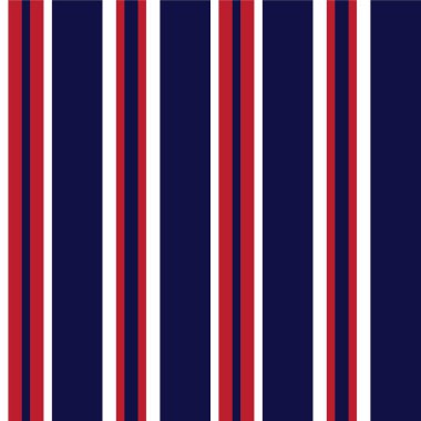 Moda tekstil ve grafikleri için uygun kırmızı ve mavi dikey çizgili dikişsiz arkaplan