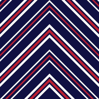 Moda tekstili ve grafikleri için uygun kırmızı ve mavi köşegen çizgili, dikişsiz arkaplan