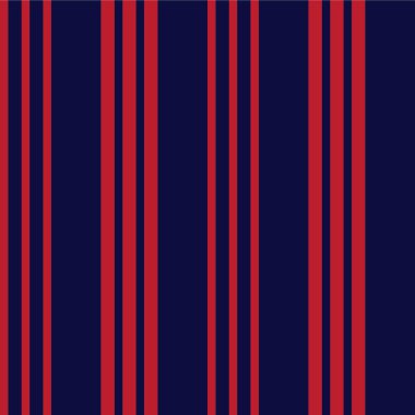 Moda tekstil ve grafikleri için uygun kırmızı ve mavi dikey çizgili dikişsiz arkaplan