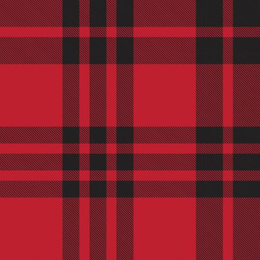 Moda tekstil ve grafikleri için uygun kırmızı ekose, kareli, tartan desenli