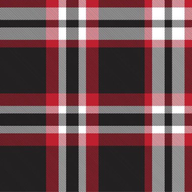 Moda tekstil ve grafikleri için uygun kırmızı ekose, kareli, tartan desenli