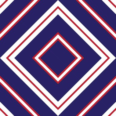 Moda tekstili ve grafikleri için uygun kırmızı ve mavi köşegen çizgili desensiz arkaplan