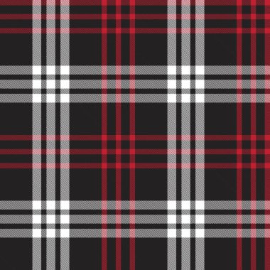 Moda tekstil ve grafikleri için uygun kırmızı ekose, kareli, tartan desenli